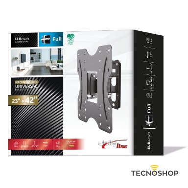 JOLLY LINE SUPPORTO TV 30Kg DA 23” A 42” CON 1 SNODO - immagine 2