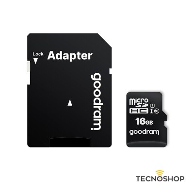 GOODRAM MICROSD 16GB 10 UHS I + ADATTATORE - immagine 3