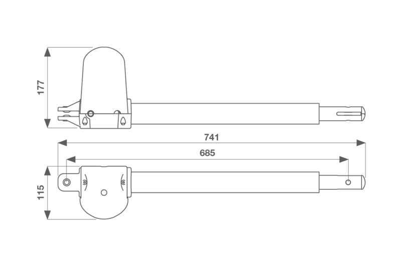 KEY KIT BATTENTE STAR 24V 3MT SENZA NIGHT LIGHT SYSTEM - immagine 2
