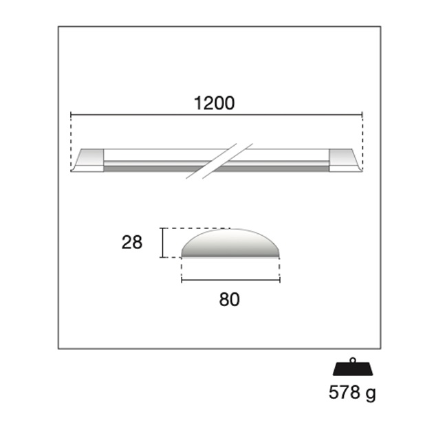 CENTURY PLAFONIERA STABILA 36W 4000K 4220LM L.120cm - immagine 4