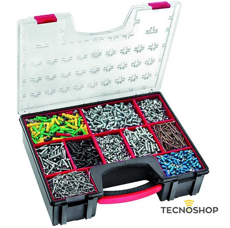 USAG VALIGIA ORGANIZER IN PLASTICA 640A CON 10 SCOMPARTI - immagine 3