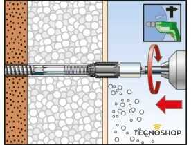 FISCHER VITONE THERMAX M10 L.100mm PER CAPPOTTI CON DISSIPATORE TERMICA - immagine 5