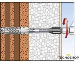 FISCHER VITONE THERMAX M10 L.100mm PER CAPPOTTI CON DISSIPATORE TERMICA - immagine 3