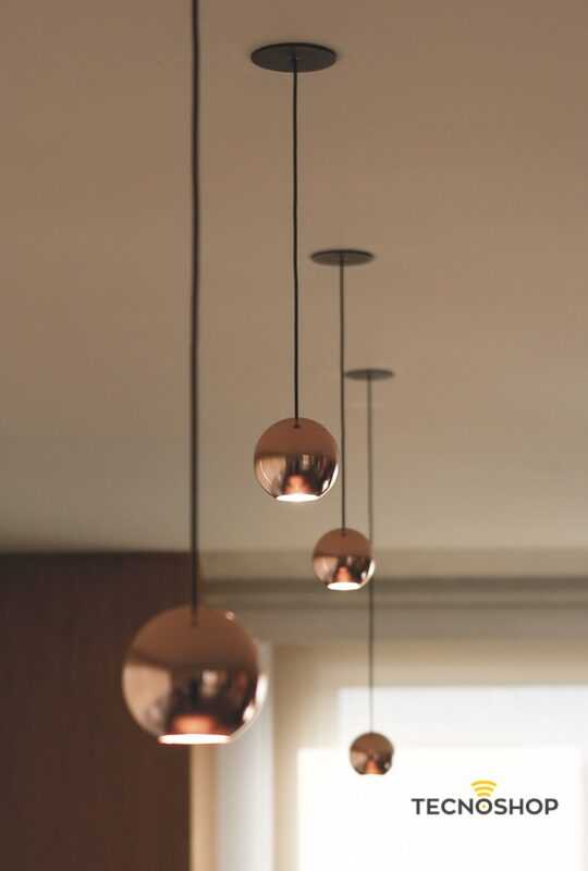 BENEITO SOSPENSIONE LED "BORA" 8,5W 36° 3000K ORO ROSA - immagine 5