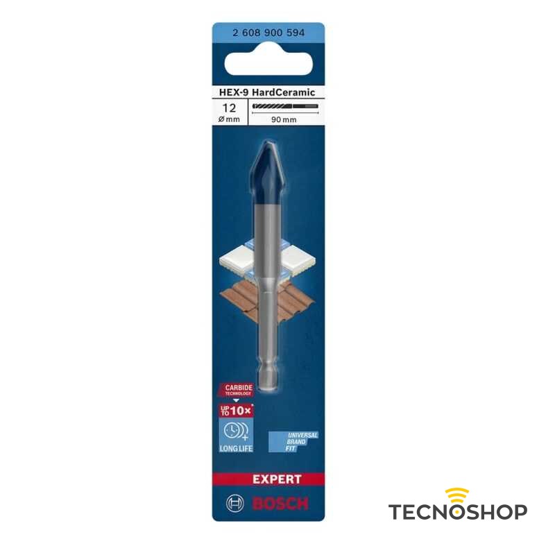 BOSCH PUNTA HEX-9 HARDCERAMIC 12X90mm - immagine 2