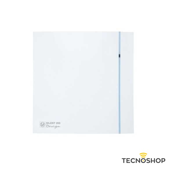 S&P ASPIRATORE ASSIALE "SILENT-200 CZ" D.120mm BIANCO - immagine 2