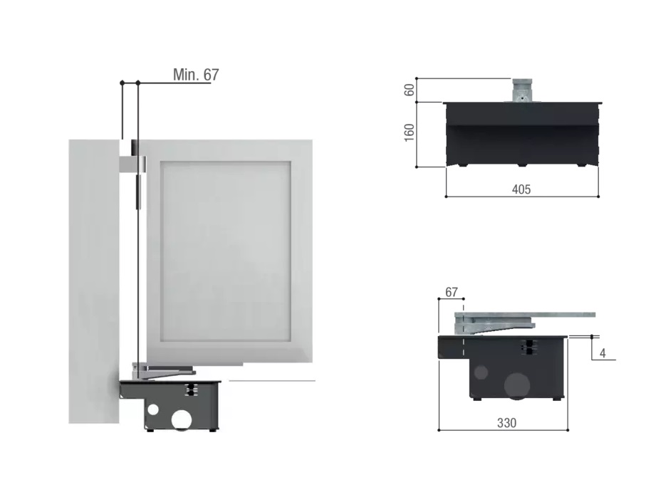 CAME MOTORE INTERRATO 001FROG-AE A 220V CON ENCODER - immagine 2