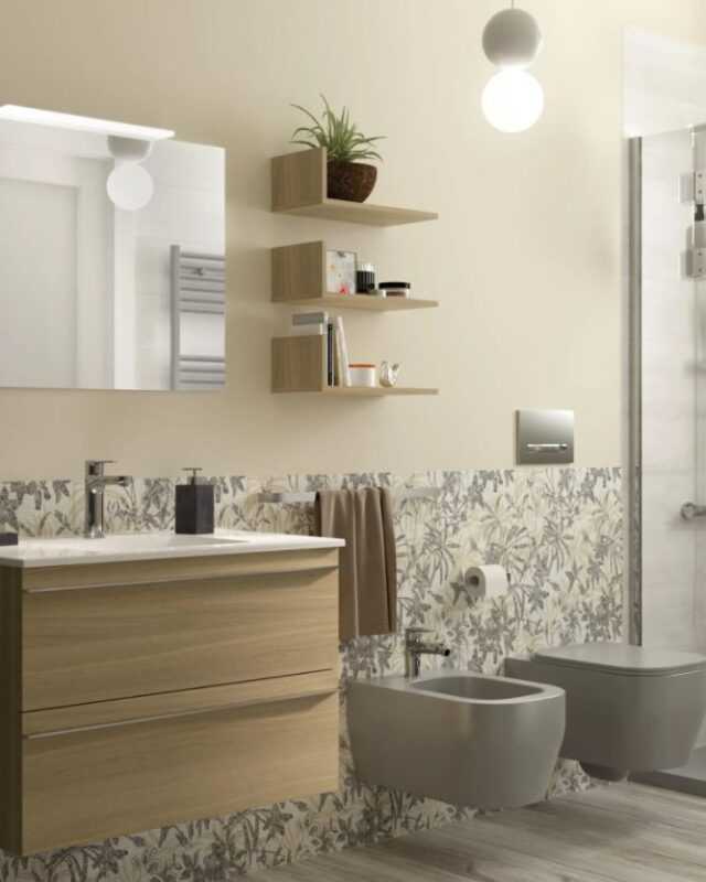 INTEC SOSPENSIONE "KISS" IN GESSO 1xG9 BIANCA CON DIFFUSORE IN VETRO - immagine 3