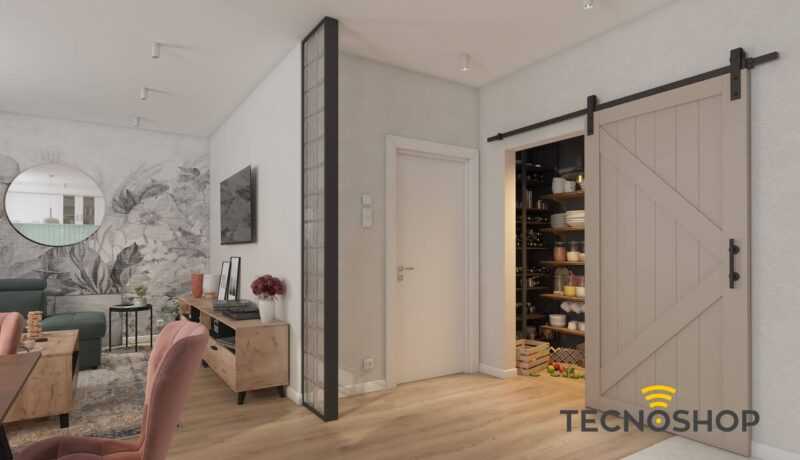 PLAFONE LED "AXIS" BIANCO OPACO CON PORTALAMPADA GU10 - immagine 5