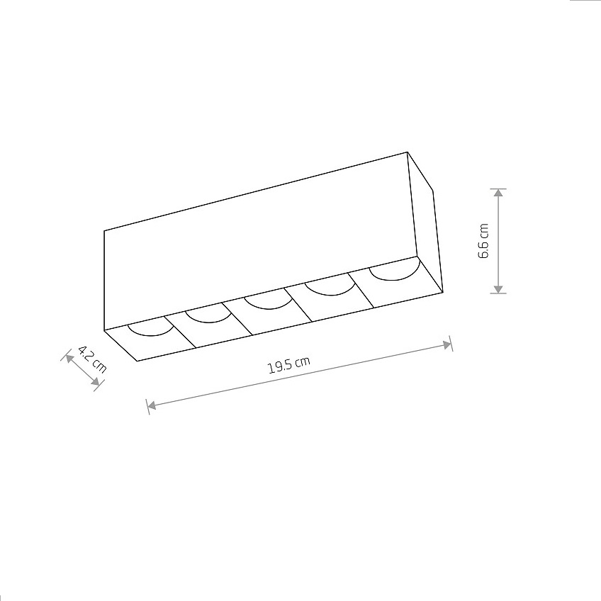NOWODVORSKI PLAFONE MIDI LED A 5 LUCI 20W 3000K IP20 BIANCO - immagine 6