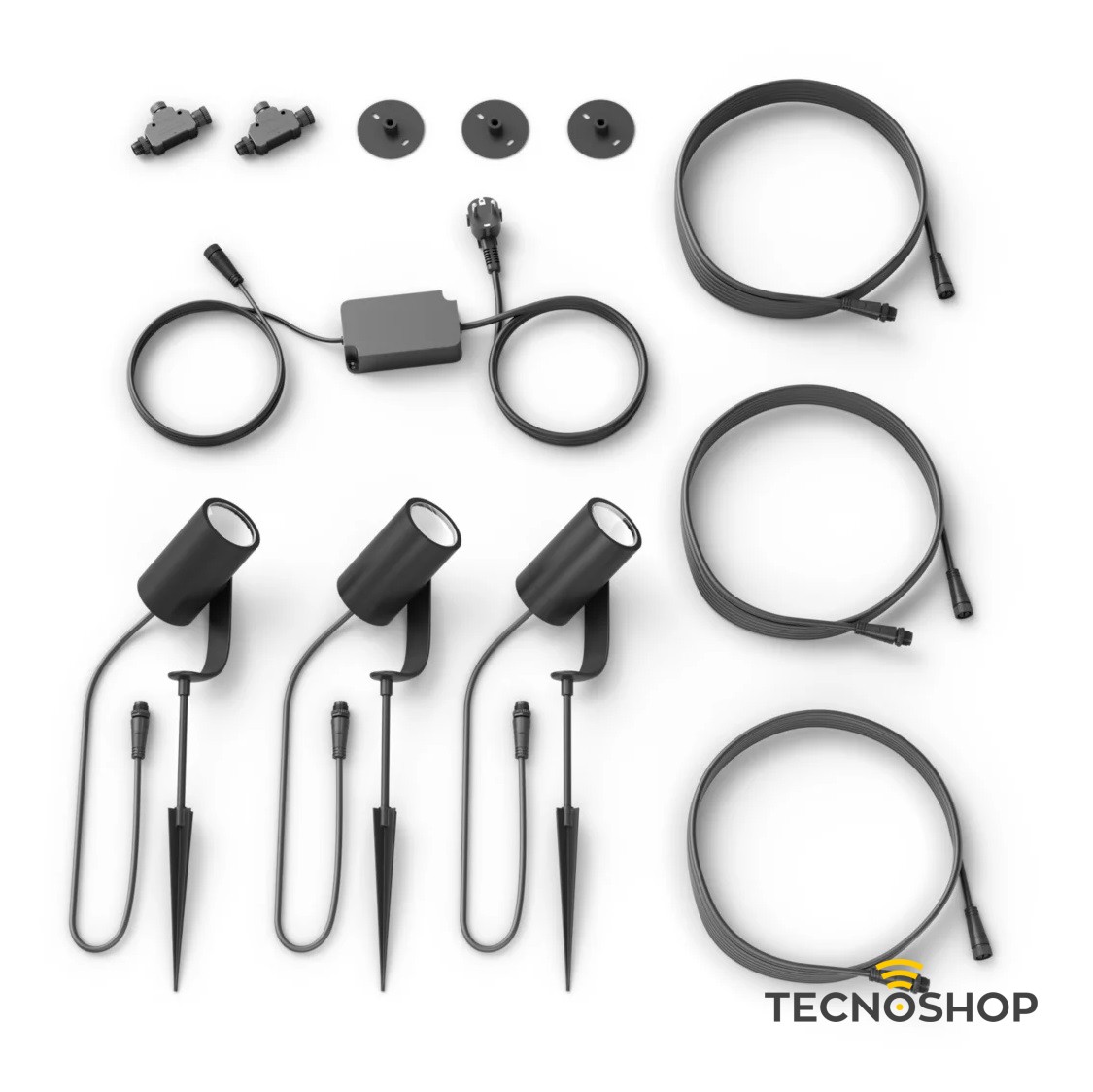 PHILIPS HUE KIT 3 FARETTI PER ESTERNO LILY - immagine 7