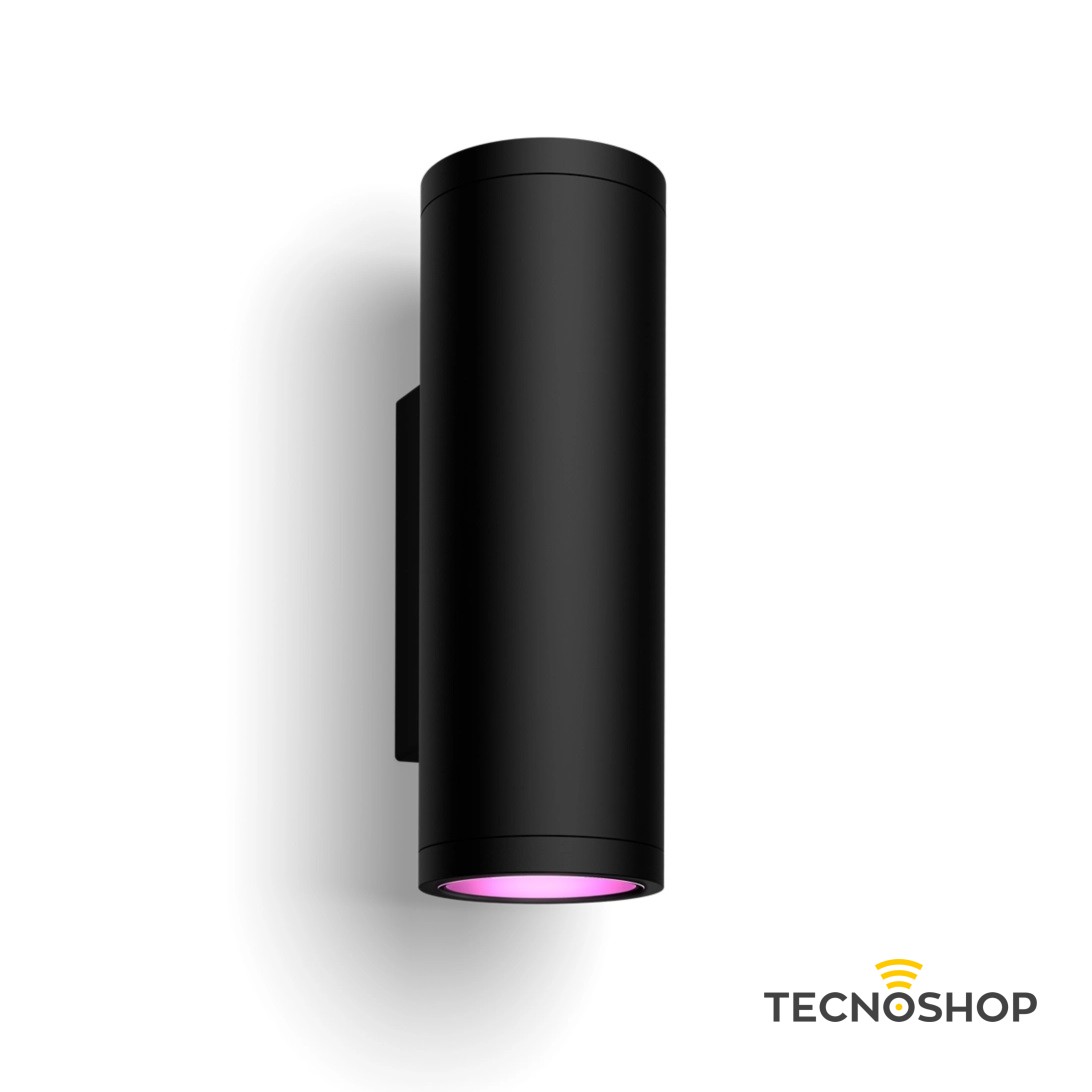 PHILIPS HUE LAMPADA DA PARETE NERA PER ESTERNI APPEAR - immagine 2