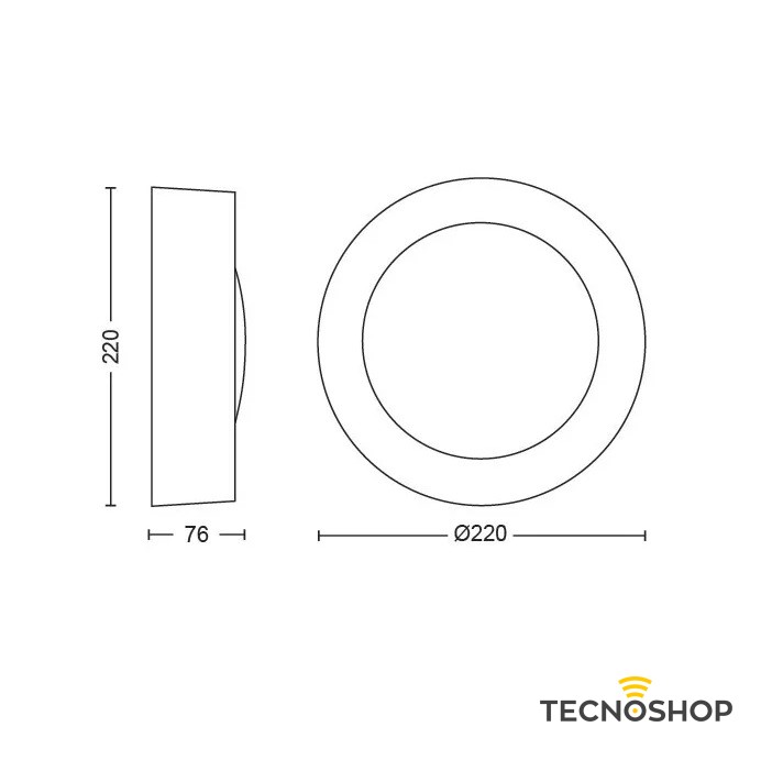 PHILIPS HUE LAMPADA A PARETE NERA DA ESTERNO DAYLO - immagine 3