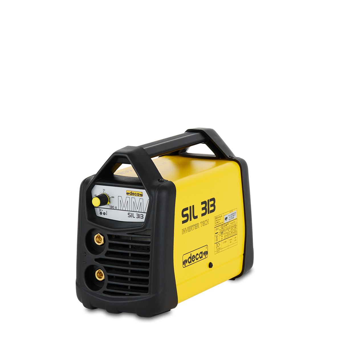 DECA SALDATRICE AD INVERTER SIL 313 MMA E TIG CON REGOLAZIONE 10-130 Amp - immagine 3