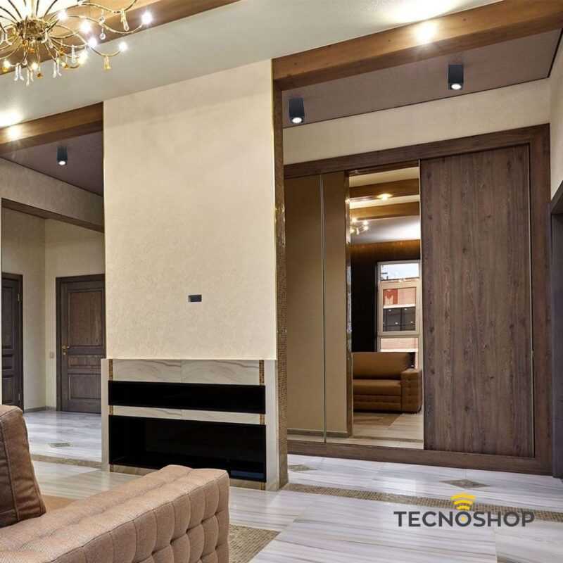 CUBO A SOFFITTO 1xGU10 IN ALLUMINIO NERO - immagine 7