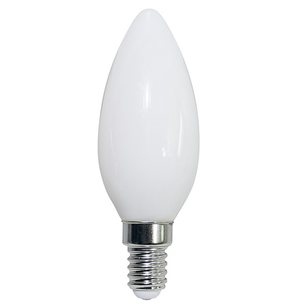 LIFE LAMPADA LED CANDELA FILAMENTO MILKY E14 4,5W 3000K 470LM - immagine 2