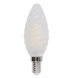 LIFE LAMPADA LED TORTIGLIONE FILAMENTO OPACA E14 4,5W 2700K 470LM