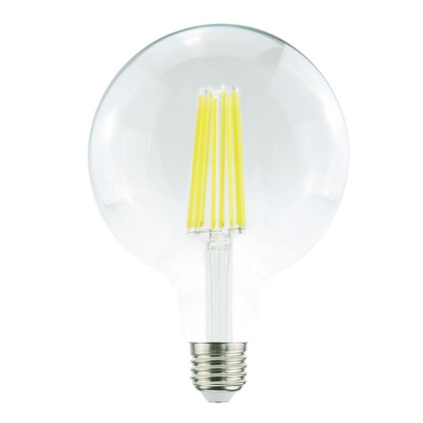 LIFE LAMPADA LED GLOBO G125 A FILAMENTO E27 18W 2700K 2450LM VETRO TRASPARENTE