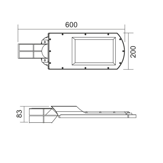 LIFE ARMATURA STRADALE LED CON PANNELLO SOLARE 3000LM 4000K IP65 - immagine 3