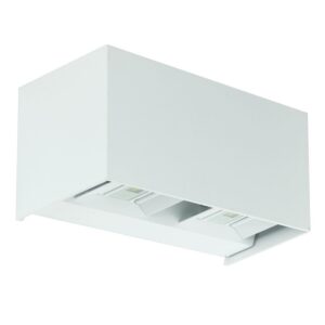 LIFE APPLIQUE LED CON FASCI ORIENTABILI 20W TRICOLOR 1400LM IP65 BIANCO