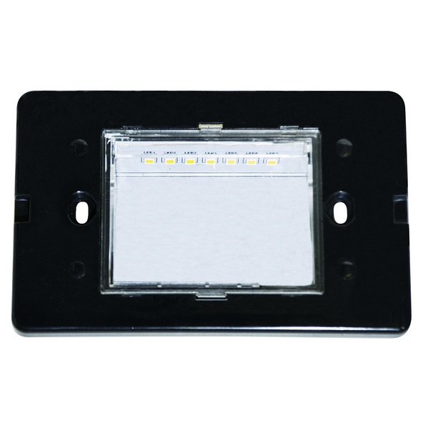 LIFE SEGNAPASSO LED 220V TRICOLOR IP65 PER SCATOLA 503