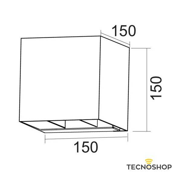 LIFE APPLIQUE LED CON PANNELLO SOLARE E SENSORE 5W 4000K BIANCO - immagine 3
