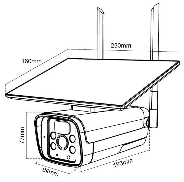 TELECAMERA IP 2Mpx 3,6mm SMART LIFE CON PANNELLO FTV IP65 - immagine 3