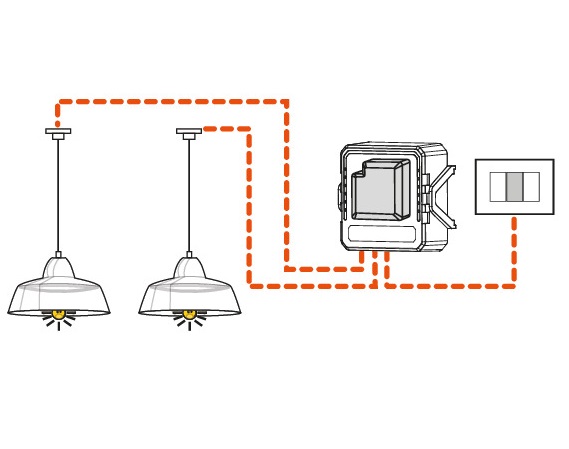 LIFE MODULO 2CH RELÈ ON/OFF – USCITA 230V 2x1150W INCANDESCENZA - immagine 4