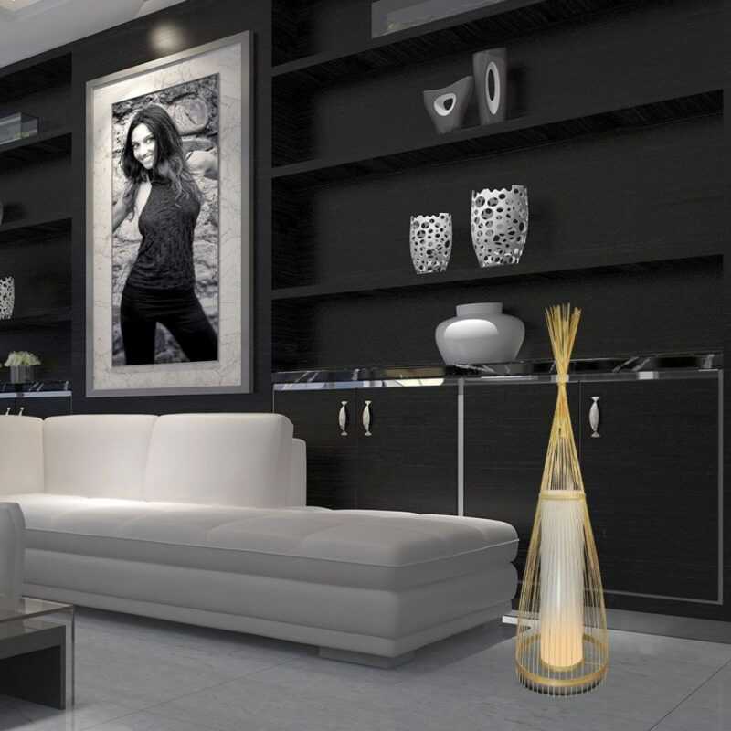 V-TAC PIANTANA IN LEGNO 1xE27 D.300 x H.940 mm - immagine 4