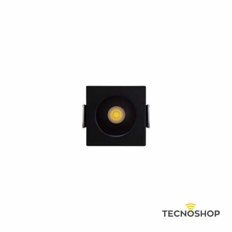 BENEITO INCASSO LED RETRATTO QUADRATO "PULSAR" 3,5W 3000K NERO - immagine 2