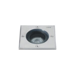 LEDS INTERRATO INOX AISI316 CARRABILE QUADRO MODELLO GEA GU10 IP67
