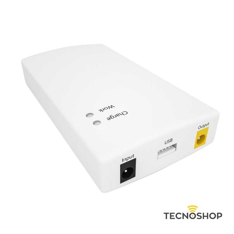 MINI UPS 30W PER DISPOSITIVI 12V E USB - immagine 2