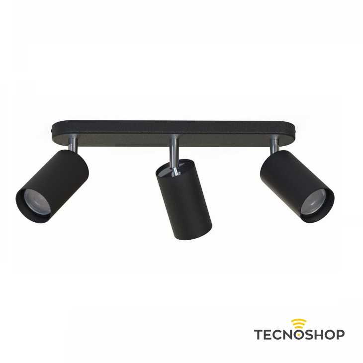 NOWODVORSKI BARRA CON 3 SPOT ORIENTABILI “EYE SPOT” NERO PER LAMPADE GU10 - immagine 6