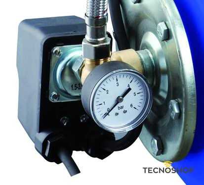 HU-FIRMA ELETTROPOMPA 800W 1"F CON VASO ORIZZONTALE 24LT - immagine 5