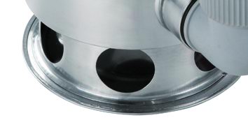 HU-FIRMA ELETTROPOMPA INOX HU-1100 INOX ACQUE SPORCHE 1"1/2 F - immagine 4