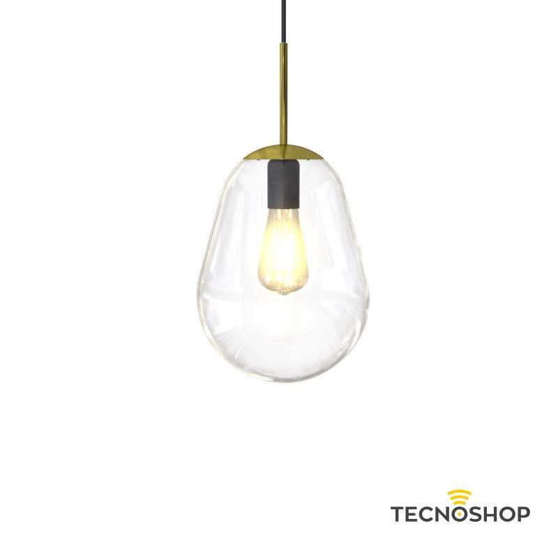 NOWODVORSKI SOSPENSIONE IN VETRO "CAMELEON PERA S" TRASPARENTE/ORO - immagine 3