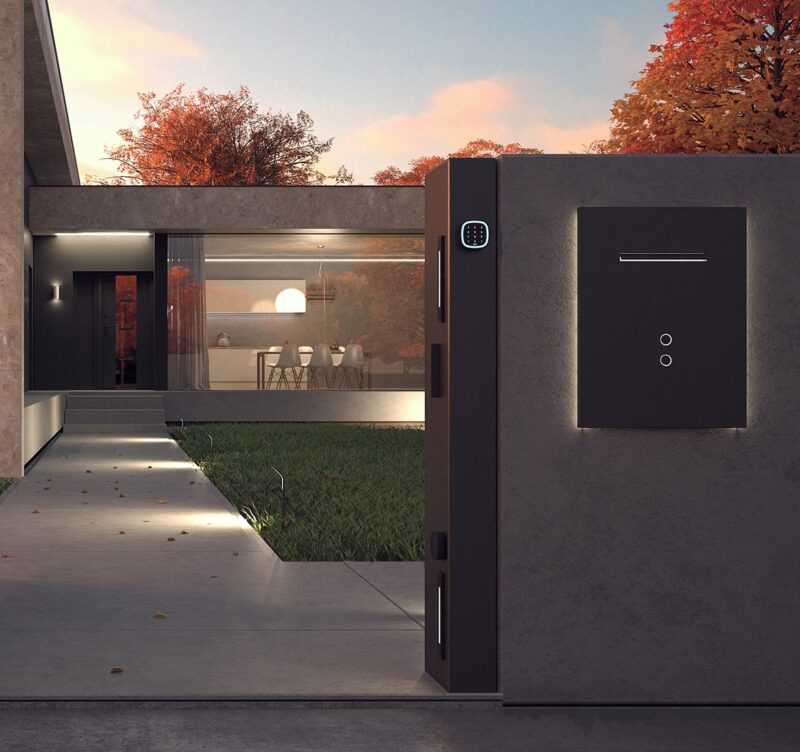 KEY PALETTO 900STIKDD "STIK" DOWN 2W 3000K H=40cm RAL7016 GRIGIO IP54 - immagine 3