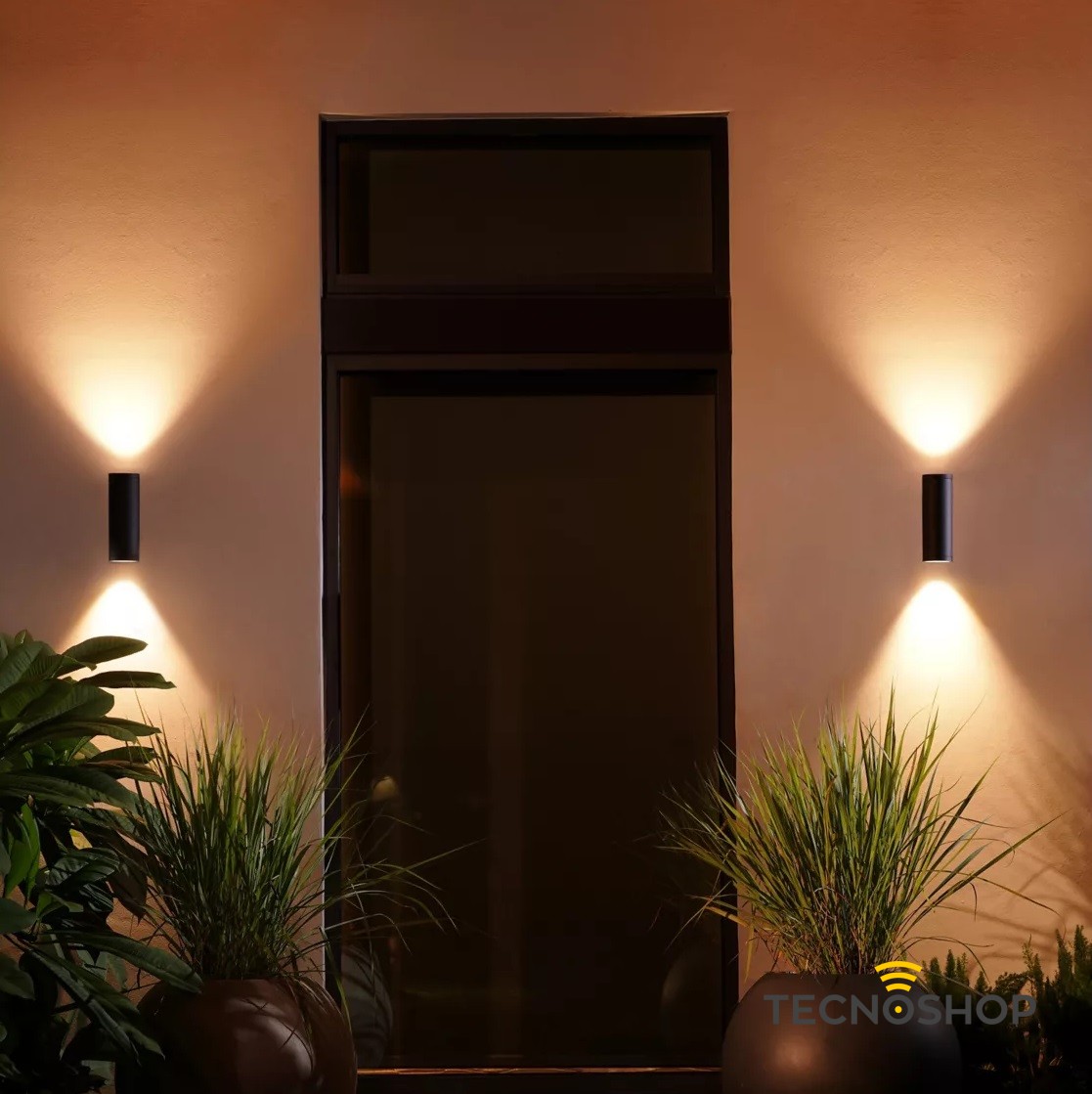 PHILIPS HUE LAMPADA DA PARETE NERA PER ESTERNI APPEAR - immagine 4