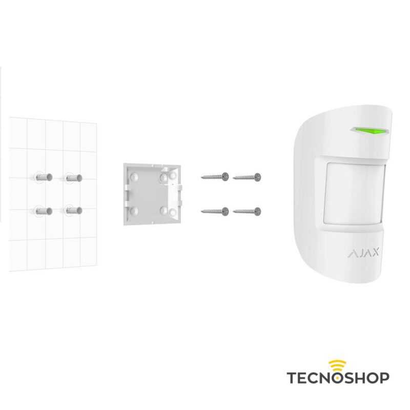 AJAX MOTION PROTECT SENSORE VOLUMETRICO IR WIRELESS BIANCO - immagine 4