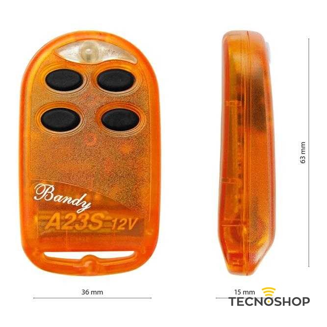 NOLOGO RADIOCOMANDO BANDY-CD4 MULTIFREQUENZA 4 CANALI 433.92Mhz - immagine 2