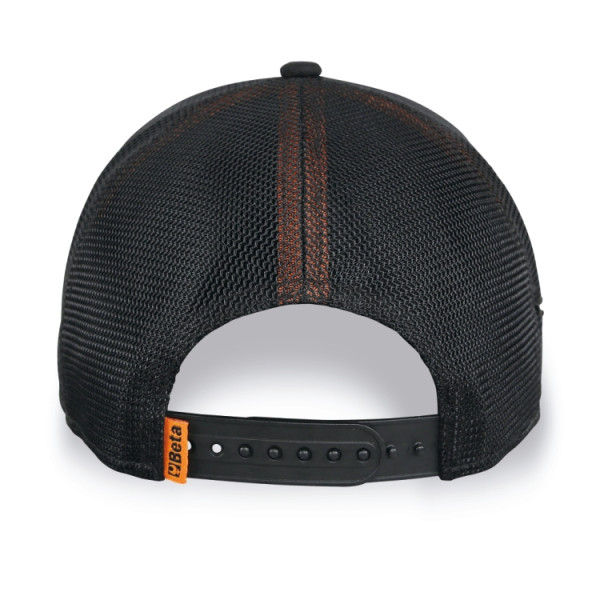 BETA CAPPELLINO TRUCKER NERO CON VISIERA CURVA - immagine 3
