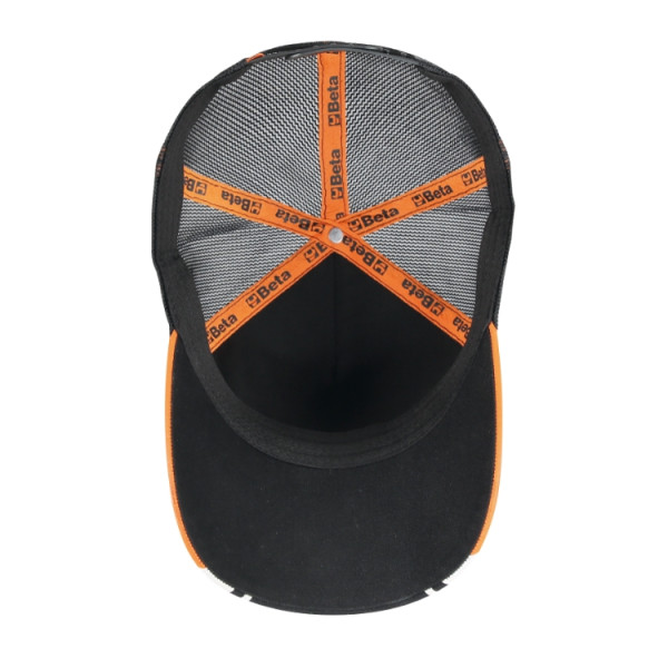 BETA CAPPELLINO TRUCKER NERO CON VISIERA CURVA - immagine 4