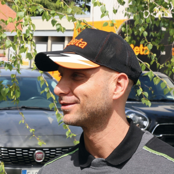 BETA CAPPELLINO TRUCKER NERO CON VISIERA CURVA - immagine 5