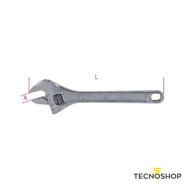 BETA CHIAVE A RULLINO CON SCALA GRADUATA L.300mm - immagine 4