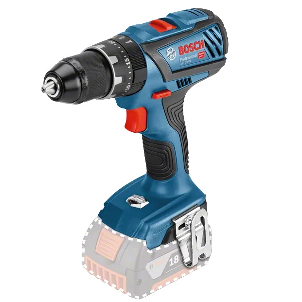 BOSCH TRAPANO A PERCUSSIONE GSB 18V-28 CON 2 BATTERIE 2Ah E CARICABATTERIE - immagine 3