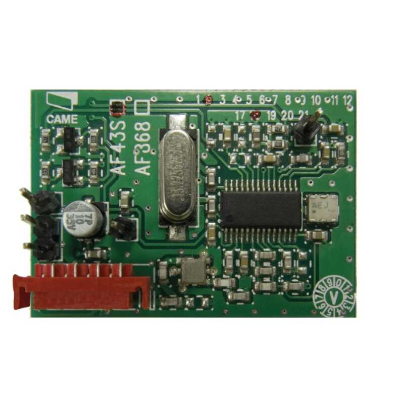 CAME SCHEDA RADIOFREQUENZA AF43S AD INNESTO 433,92 MHZ - immagine 3