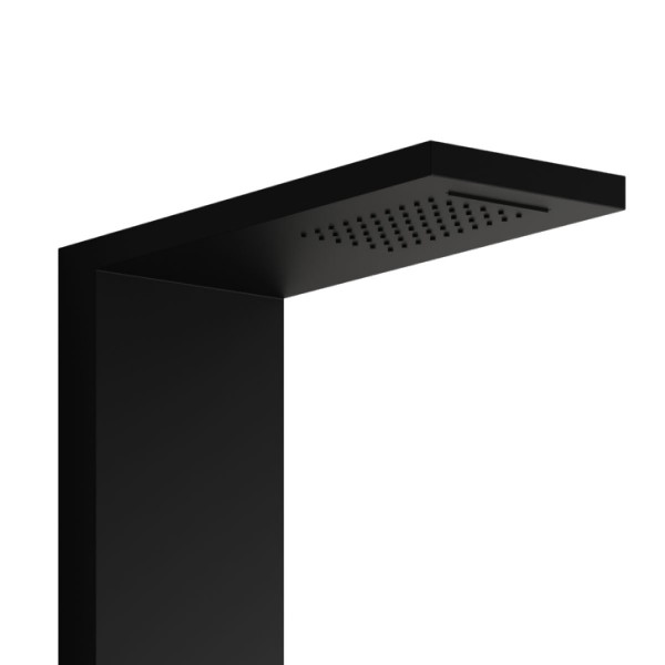 COLONNA DOCCIA IN ACCIAIO INOX NERO OPACO MODELLO SIRIO - immagine 2