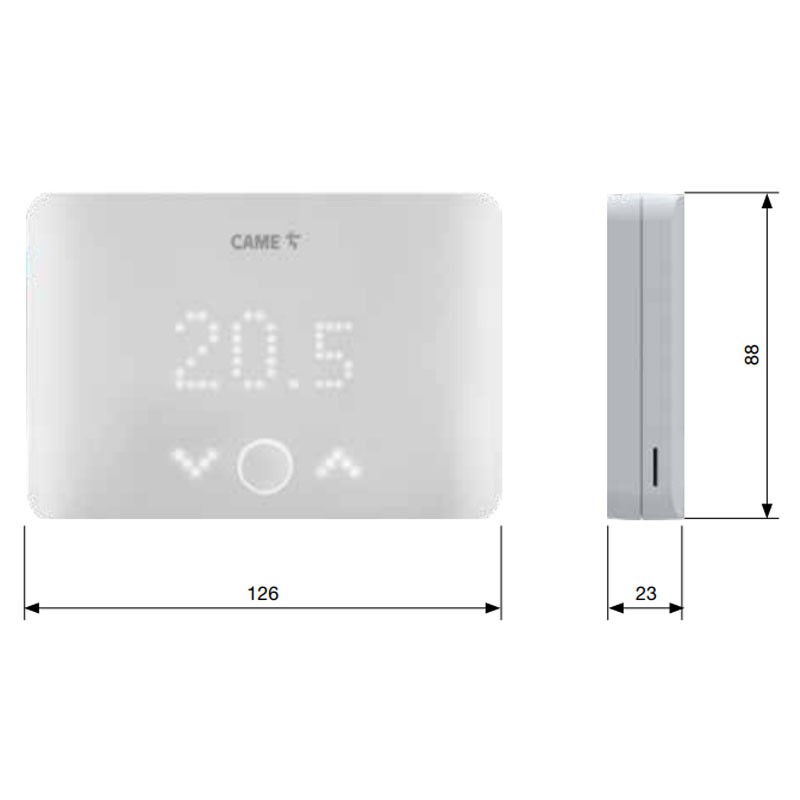 CAME CRONOTERMOSTATO 845AA-0200 TH/ONE WIFI WALL 230V - immagine 3
