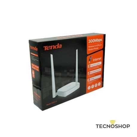 TENDA MODEM ROUTER WIRELESS CON 2 ANTENNE 300 Mbps - immagine 4