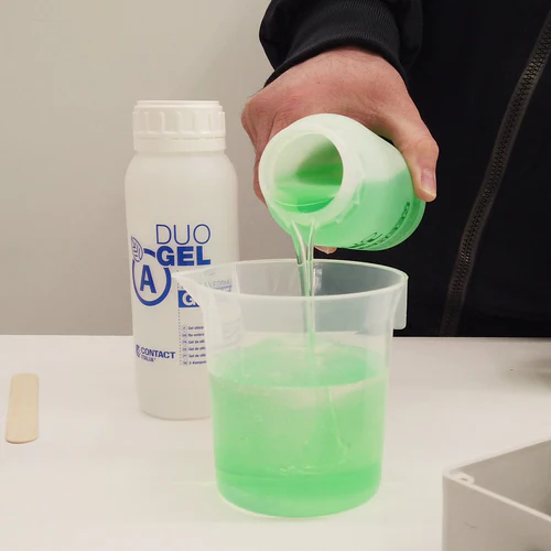CONTACT GEL BICOMPONENTE SILICONICO DUOGEL 0,50LT+0,50LT - immagine 2